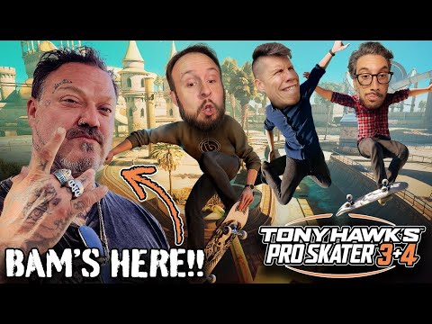 Bam Margera Shows Us Tony Hawk 3+4!