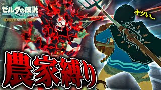 【ティアキン】0から始める『農家装備縛り』で"ライネル５連戦"に挑んでみたら地獄だった.....【ゼルダの伝説 ティアーズ オブ ザ キングダム実況】