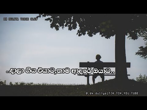 දාලා ගිය එයාට තාම ආදරෙ ඔයා ට 🤗💔