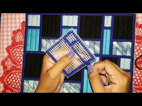 Coasters! Plastic canvas coasters tutorial!