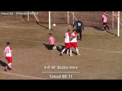 Szőke Imre gólja - Tokod SE -  Piliscsévi SE 9-1 (4-0)