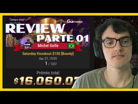 Review Torneio de Poker - $150  Saturday Knouckout Parte 01 no GGPoker