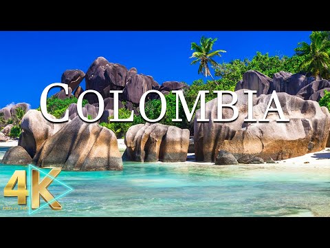 COLOMBIA 4K - Scenic Relaxation Film with Calming Music - 4K Video Ultra HD