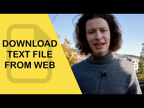 How To Download A Text File From The Web In Xcode 11 (Swift 5) thumbnail