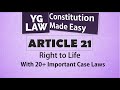 Article 21 - Constitution of India