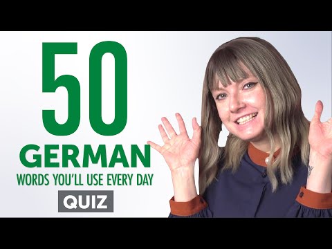 Quiz | 50 German Words You'll Use Every Day - Basic Vocabulary #45