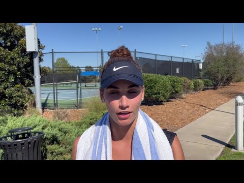 WATCH NOW: Maria Mateas at the Florence Open