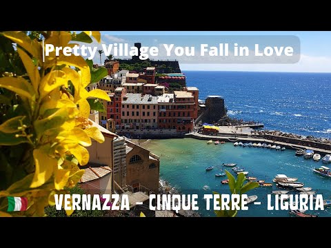 🇮🇹Vernazza, Italy Walking Tour in Village - Cinque Terre