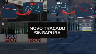 F1 2023 - NOVO TRAÇADO DE SINGAPURA - VEJA COMO FICOU E COMPARAÇÃO COM ANTIGO (Português-BR) #f123