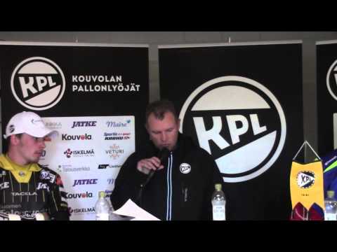 Lehdistötilaisuus 16.6.2015 Kouvolan Pallonlyöjät - Alajärven Ankkurit