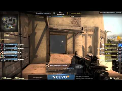CEVO-Pro CS:GO Season 4: CompLexity vs. Exertus - Week 6:2 on de_mirage