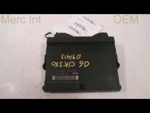 2006 Mercedes CLK350 Rear Control Unit 2098205226 - mi.wreckingsolutions.com Used OEM Mercede... OEM