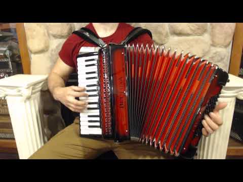 BELTSTUIII3072RS - Red Shadow Beltuna Studio III Piano Accordion LMM 30 72 $4499
