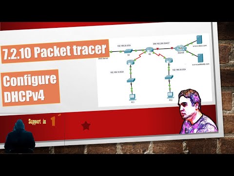 7.2.10 Packet Tracer – Configure DHCPv4