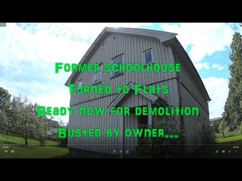 Former 1920s school turned to apartments now ready to demolish Busted!!!!