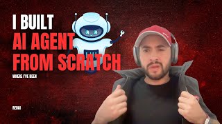 I built a custom AI Agent, from scratch. (This is why I've been gone for 30 days)
