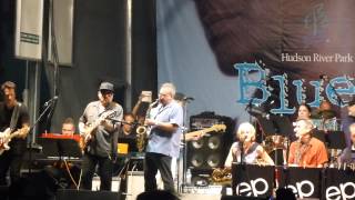 Music video thumbnail preview for Ed Palermo Big Band ft Jimmy Vivino \u0026 Felix Cabrera - Walking By Myself 8-22-15 , NYC by The Ed Palermo Big Band