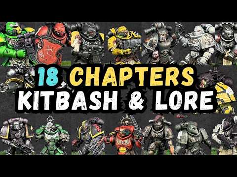 Kitbashing: Fan Favorite Space Marine Chapters! (THE BADAB WAR)