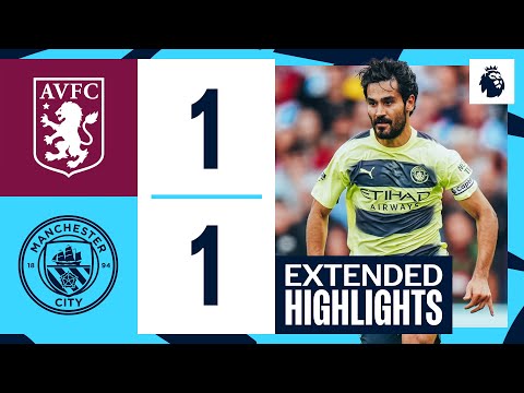 Extended Highlights | Aston Villa 1-1 Man City | Haaland & Bailey Goals | Premier League
