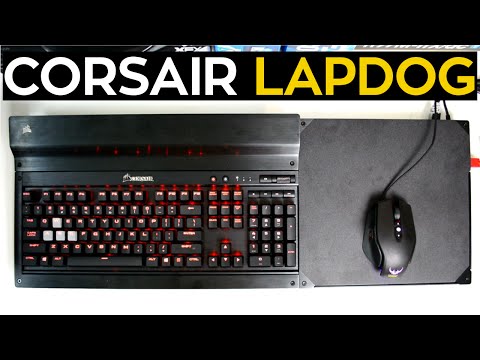Corsair Lapdog Review! | Legit PC Gaming from the couch!