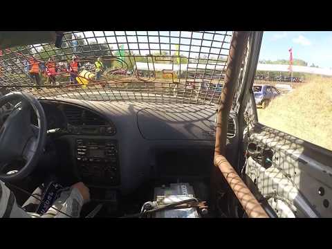 ÜBERSCHLAG Stockcar Herzfelde 15 09 18 Klasse 1U Rennen 1