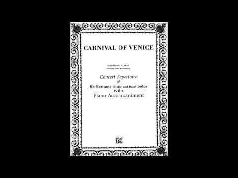 Clarke Carnival of Venice (A=442) "Karaoke - Accompaniment"