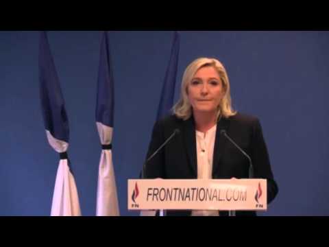 France is no longer safe, National Front leader Marine Le Pen says