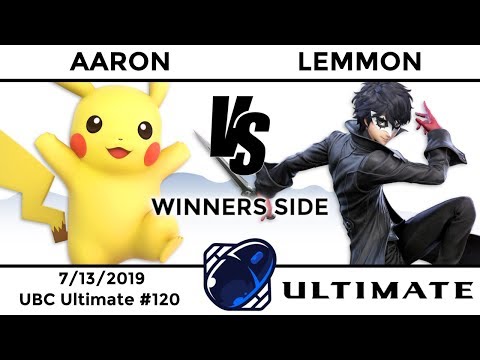 UBC Ultimate #120: WR2 - Aaron (Pikachu, Pichu) vs Lemmon (Joker, Daisy)