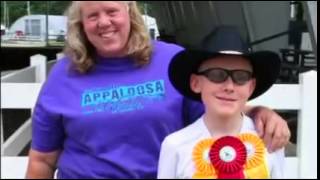 Blind 11yr old lives large riding horses, skiing alpine, racing boats, & so much more!