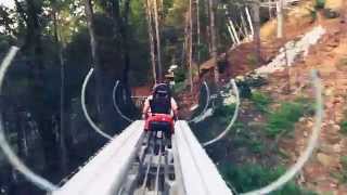 preview picture of video 'Gatlinburg Mountain Coaster'