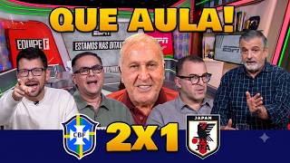 ANÁLISE BRASIL 2x1 JAPÃO COPA DO MUNDO | OLHA O QUE ELES FALARAM...