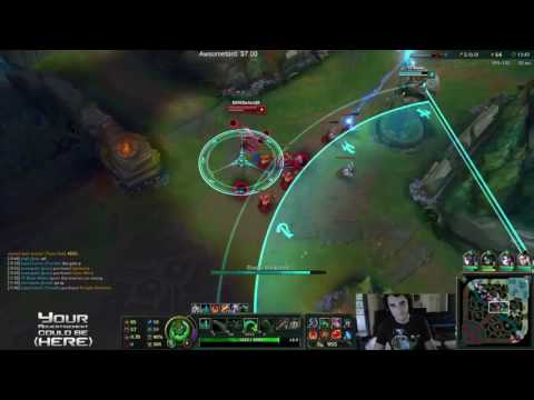 LOL S6 — Valkrin as Zac Jungle vs Poppy   Challenger Ranked Gameplay