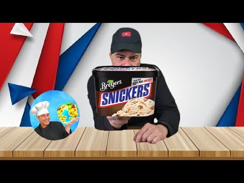 BREYERS SNICKERS VANILLA ICE CREAM 🍨🍦 REVIEW 