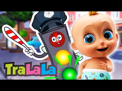 Semaforul vesel 🔴🟡🟢 Cântece educative pentru copii - TraLaLa