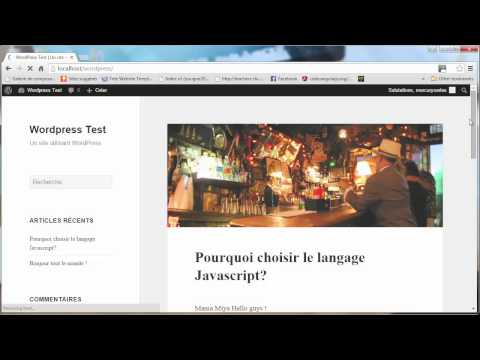 Tutoriel Wordpress 18 Afficher des extraits de nos articles sur la page d accueil