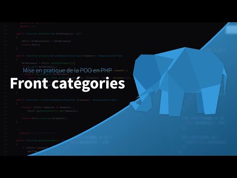 Mise en pratique de la POO en PHP 16 39 Front catégories