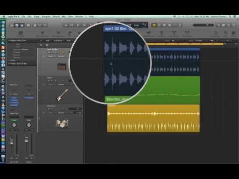 Logic Pro X - Video Tutorial 11 - Audio Edit Tools (part 2)