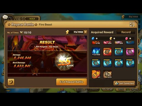 F2P and Stable Team for SSS in Fire Beast ! (Summoners War)