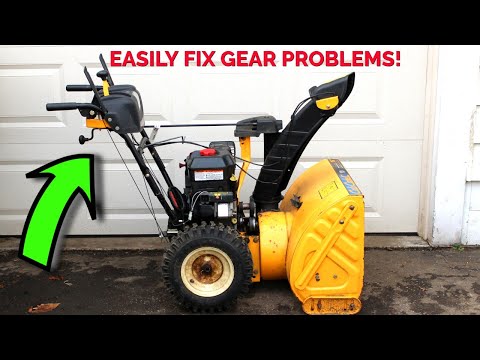 Fixing A Snowblower That Goes Forward In Reverse Gear!