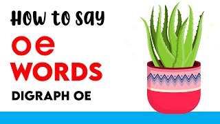 'oe' words | sound of oe letter combination | oe digraph