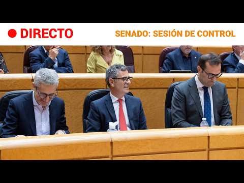 🔴DIRECTO | Senado | Sesión de control al Gobierno (08/09/26) | RTVE Noticias