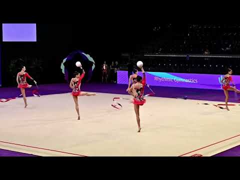 FRANCE Group FRA  3 Ribbons 2 balls AA WC CLUJ-NAPOCA 2023