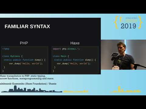 Haxe transpilation to PHP - Aleksandr Kuzmenko
