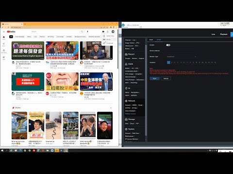 Live stream your IP camera to YouTube(RTMP function)