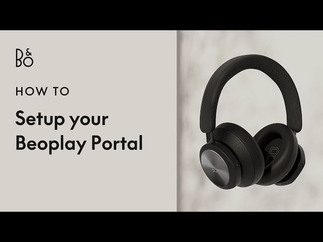 Bang & Olufsen Beoplay Portal Auriculares Gaming Inalámbricos Negros video