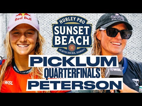 Molly Picklum vs Lakey Peterson | Hurley Pro Sunset Beach 2024 - Quarterfinals