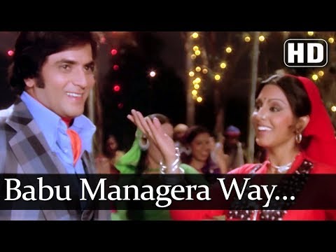 Babu Managera Way (HD) - Aatish Songs - Jeetendra - Neetu Singh - Bollywood Songs