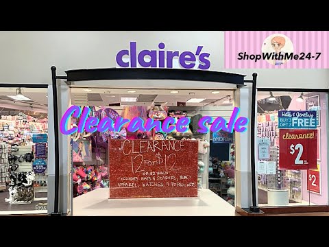 Claire’s Shop With Me | Claire’s Clearance Shopping haul 12 For $12 *$1 each🤩