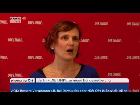 Pressekonferenz der Linken mit Katja Kipping vom 19.03.2018