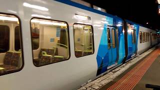 A trip down the Hurstbridge line at night - Metro Trains Melbourne